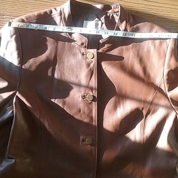 Talbots leather jacket - Picture 4 of 5
